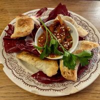 Jackfruit pies  at L'Embuscade in Paris