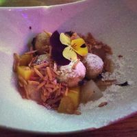 Chocolate fritters at L'Embuscade in Paris