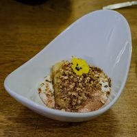 Banane plantain flambée au rhum at L'Embuscade in Paris