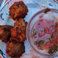 Beignets d'arachide at L'Embuscade in Paris