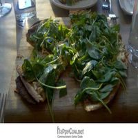 Arugula/potato pizza at Karyn's on Green in Chicago