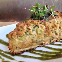 Quiche Lorraine (vegan) at Karyn's on Green in Chicago