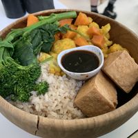 Healthy bowl. So good 👌🏽  at Against The Grind in Mill Park