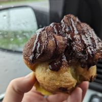 Churro cruffin at Planted Bakery in Fort Worth