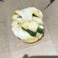 Spinach/cheese cuffin   at Planted Bakery in Fort Worth