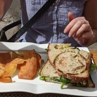 Vegan sandwhich at Fonda Al Pirata in Havana