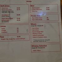 Drinks menu #Veganuary at House of MoMo in North London