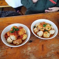 Dumplings at House of MoMo in North London