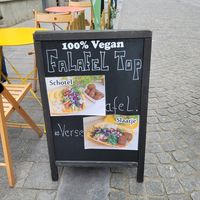 Outside at Falafel Top in Leuven