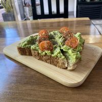 Avocado LP toast  at Liquid Prana in Playa Del Carmen