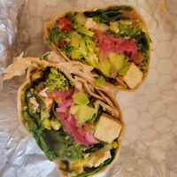 Viva vegan wrap at Art of Salad in Piscataway