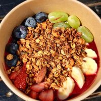 Acai bowl at Hé Jij in Katwijk Aan Zee