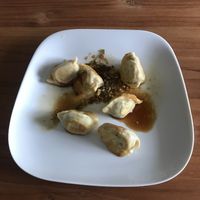 Deep frozen dumplings prepared at home  at DumplingStudio in Hamburg