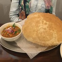 Chole bhatura at Navaratna in Stamford