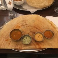 Garlic thali dosa at Navaratna in Stamford