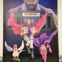 Poster in bathroom   at Chicana Vegana in Fullerton