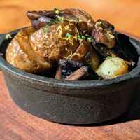 Potatoes and mushrooms at The Argentine Experience in Buenos Aires