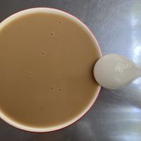 Extra-rich rice milk with sesame (特濃米漿) at ĒMíTuóFó Ài Nǐ Ō 阿彌陀佛愛你喔 in Taichung