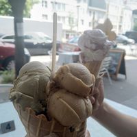 pistachio, Biscoff/speculoos, hazelnut, amarena, cheesecake... at IceLab NiceCream Creations in Antwerpen