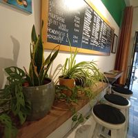 Inside menu at IceLab NiceCream Creations in Antwerpen