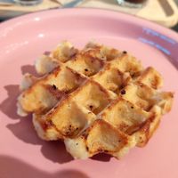 Luikse waffle at IceLab NiceCream Creations in Antwerpen