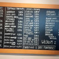 The offerings (and 12 ice cream flavours) at IceLab NiceCream Creations in Antwerpen