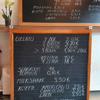 MENU at IceLab NiceCream Creations in Antwerpen