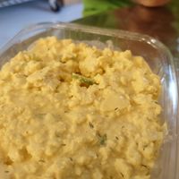 "Egg" salad at Root 66 Cafe in Santa Fe