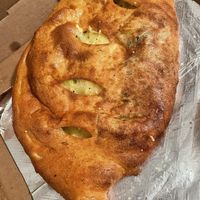 Full vegan calzone  at Slice of the Burg in St Petersburg