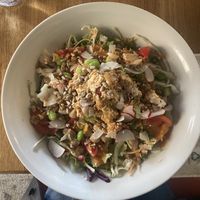 Tofu poke salad at KOA Bistro & Bar in Ljubljana