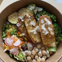 Mochico tempeh at KOA Bistro & Bar in Ljubljana