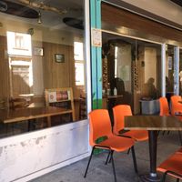 outside seating at KOA Bistro & Bar in Ljubljana