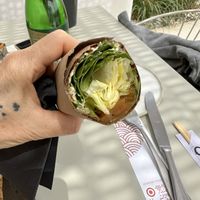 Raw tortilla  at Koukoumi Hotel in Mykonos