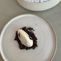 Ice cream with souffle   at Koukoumi Hotel in Mykonos