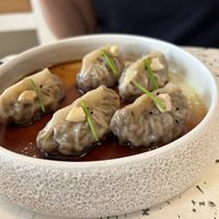 Insanely good dumplings   at Koukoumi Hotel in Mykonos