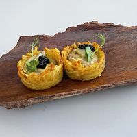 Amuse bouche   at Koukoumi Hotel in Mykonos