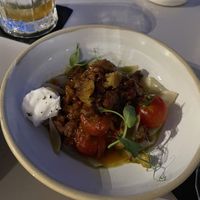 Seitan pappardelle  at Koukoumi Hotel in Mykonos