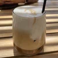 Cold cappuccino   at Koukoumi Hotel in Mykonos