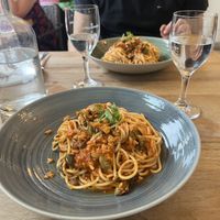 Tuna Pasta (vegan)   at Da Noi in Dusseldorf