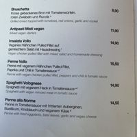 All vegan   at Da Noi in Dusseldorf
