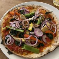 Glutenfrei, vegane Pizza. Mega lecker  at Da Noi in Dusseldorf