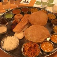 Bhahubali Thali  at The Madras Cafe in Orlando