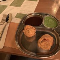 Potato bonds  at The Madras Cafe in Orlando