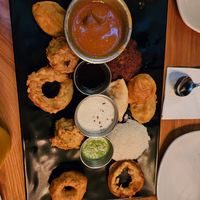 Assorted appetizers at The Madras Cafe in Orlando