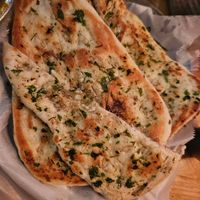 Garlic naan at The Madras Cafe in Orlando