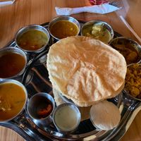South Indian Thali at The Madras Cafe in Orlando