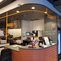 Ordering counter at Huxtaburger in Redfern