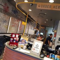 Interior at Huxtaburger in Redfern