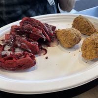 Chicken and waffles at The Vtree in Los Angeles