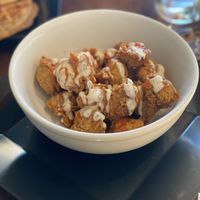 Mushroom bites at The Vtree in Los Angeles